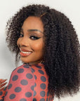 Afro Curly Free Parting Undetectable Invisible 13x4 Lace Frontal Wig | Real HD Lace
