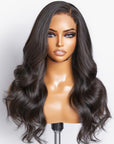 4C Edges Natural Hairline Loose Body Wave 5x5 Closure HD Lace Glueless Wig