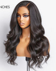4C Edges Natural Hairline Loose Body Wave 5x5 Closure HD Lace Glueless Wig