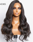 4C Edges Natural Hairline Loose Body Wave 5x5 Closure HD Lace Glueless Wig