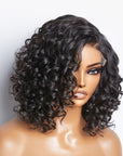 Mature Bouncy Left C Part Loose Wave Glueless Minimalist HD Lace Wig Ready To Go