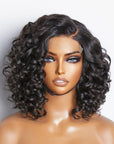 Mature Bouncy Left C Part Loose Wave Glueless Minimalist HD Lace Wig Ready To Go
