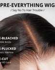 Luxurious Blonde Highlights Loose Wave 13x4 Frontal HD Lace Mid Part Long Wig 100% Human Hair