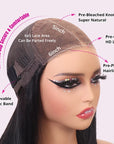 Luxurious Blonde Highlights Loose Wave 13x4 Frontal HD Lace Mid Part Long Wig 100% Human Hair