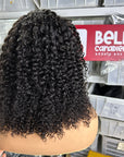 13x4 Curly Lace Front braiding Wig Human Hair braid style wig