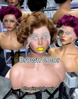 Short Marilyn Monroe Pixie wig Full Wig front Lace Wig multiple colors available