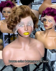 Short Marilyn Monroe Pixie wig Full Wig front Lace Wig multiple colors available