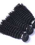 Natural Black Water Wave 100% human Hair Bundles - Set of 3 Bundles