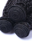 Natural Black Water Wave 100% human Hair Bundles - Set of 3 Bundles