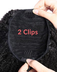 Water Wave Drawstring Ponytail 30inch Long Brazilian Human Hair Extensions