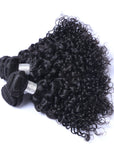 Natural Black Deep Curly 100% human Hair Bundles - Set of 3 Bundles