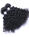 Natural Black Deep Curly 100% human Hair Bundles - Set of 3 Bundles