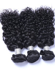 Natural Black Deep Curly 100% human Hair Bundles - Set of 3 Bundles