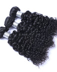 Natural Black Deep Curly 100% human Hair Bundles - Set of 3 Bundles