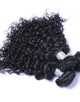 Natural Black Deep Curly 100% human Hair Bundles - Set of 3 Bundles