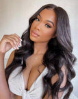Glueless Body Wave 13x5 Lace Front Wig Crystal HD Lace Human Hair Wig