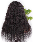 Crystal Lace 5x5 Glueless Lace Deep Curly Human Hair Closure Wigs (Install In 5 Mintues)