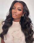 Glueless Body Wave 13x5 Lace Front Wig Crystal HD Lace Human Hair Wig
