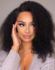 Afro Curly Free Parting Undetectable Invisible 13x4 Lace Frontal Wig | Real HD Lace