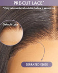 Trendy Layered Cut Loose Body Wave 5x5 Closure HD Lace Glueless Mid Part Long Wig 100% Human Hair