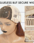 Limited Design | Brown Blonde Ombre Body Wave 5x5 Closure HD Lace Glueless Side Part Wig 100% Human Hair