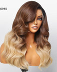 Limited Design | Brown Blonde Ombre Body Wave 5x5 Closure HD Lace Glueless Side Part Wig 100% Human Hair