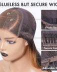 Blonde Highlight Big Loose Wave 5x5 Closure HD Lace Glueless Mid Part Wig 100% Human Hair