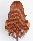 Cinnamon Brown Loose Wave Glueless 5x5 Closure Undetectable HD Lace Long Wig 100% Human Hair