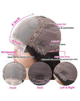Flash Sale $159.99 22" Water Wave 4x4 Lace Closure Human Hair Wigs Preplucked HD Lace