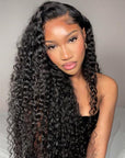 30S Install Water Wave Pre Plucked Glueless 6x4 Wigs Pre Cut Lace Closure Wigs Beginner Friendly