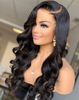 5x5 Brown Highlight Mixed Blonde Transparent Lace Closure Wigs