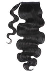 Body Wave Wrap Ponytail Around 30inch 15A Long Virgin Human Hair Extension