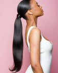 Straight Wrap Ponytail Around 30inch 15A Long Virgin Human Hair Extension