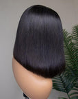 Glueless 5x5 Closure Undetectable HD Lace Bob Wig 100% Human Hair