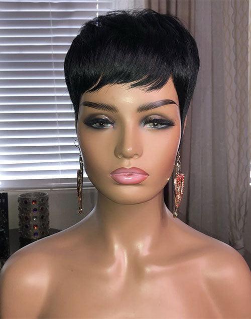 613 Blonde Short Pixie Cut Lace Frontal Wigs Belle Canadienne Beauty Box 