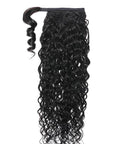 Water Wave Wrap Ponytail Around 30inch 15A Long Virgin Human Hair Extension