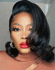 Egg Curl 13x4 Lace Front Bob Wig Glueless 4x4 Lace Bob Human Hair Wig