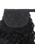 Water Wave Wrap Ponytail Around 30inch 15A Long Virgin Human Hair Extension