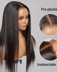 Belle Canadienne Ion Perm Straight Undetectable Glueless 5x5 Closure Lace Wig | Real HD Lace