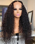 4x4 Jerry Curly Human Hair Lace Closure Wig /13x4 Frontal Lace Wigs