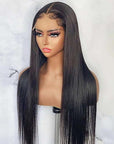 4x4 Silky Straight Human Hair Lace Closure Wig /13x4 Lace Front Wigs