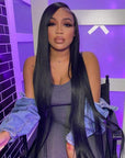 4x4 Silky Straight Human Hair Lace Closure Wig /13x4 Lace Front Wigs