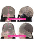 Short Deep Curly Bob Cut Wig 4x4 Transparent Lace Closure Wigs