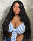 4x4 Jerry Curly Human Hair Lace Closure Wig /13x4 Frontal Lace Wigs