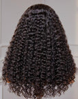 Deep Wave 5×5 Closure HD Lace Glueless Mid Part Long Wig 100% Human Hair