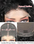 Balayage Color 5x5 Curly Lace Closure Wig Shadow Root Blonde Highlight