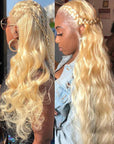 613 Blonde Lace Front Wigs Brazilian Body Wave Frontal Wigs