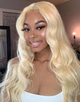 613 Blonde Lace Front Wigs Brazilian Body Wave Frontal Wigs