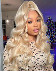 613 Blonde Lace Front Wigs Brazilian Body Wave Frontal Wigs
