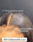 Highlight Honey Blonde 5X5 HD Lace Body Wave Lace Closure Wig Brazilian Human Hair Wig